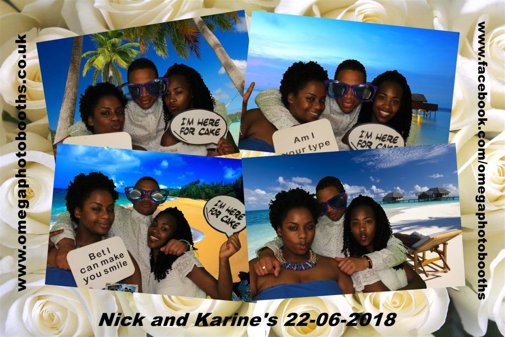 Nick & Karine's Wedding | View more photos from the event at gallery.omegaphotobooths.co.uk/u/Omega-Photobooths/Nick-Karines-Wedding